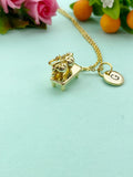 Heart on Park Bench Charm Necklace – Romantic Jewelry Gift for Couples, Nature Lovers & Sentimental Souls, N6517