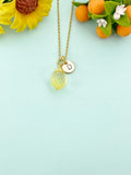 Lemon Charm Necklace – Fresh Fruit Jewelry Gift for Women, Summer Accessory, Citrus Pendant for Nature Lovers, N5052