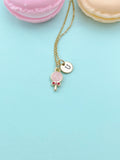Pink Lollipop Charm Necklace, N6519