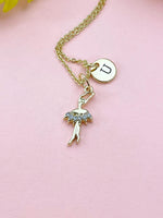Ballet Dance Girl Charm Necklace – Dancer Jewelry Gift for Girls, Teens, Ballerinas & Dance Recital Celebrations, N6520