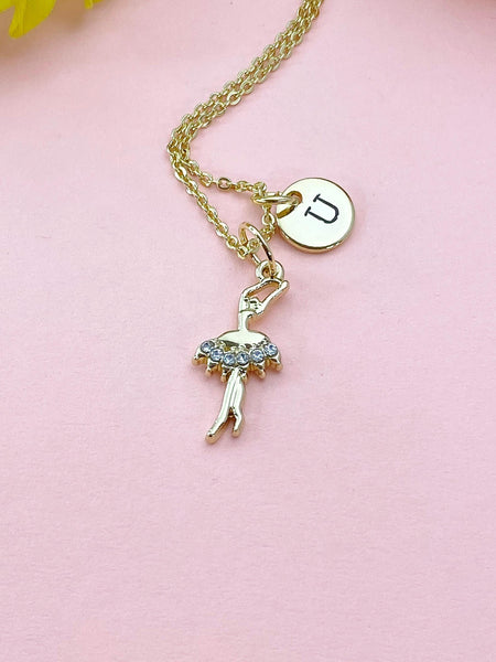 Ballet Dance Girl Charm Necklace – Dancer Jewelry Gift for Girls, Teens, Ballerinas & Dance Recital Celebrations, N6520