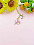 Pony Pink Charm Necklace, N6521