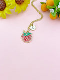 Raspberry Charm Necklace, N6522