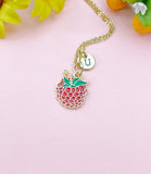 Raspberry Charm Necklace, N6522