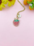 Raspberry Charm Necklace, N6522