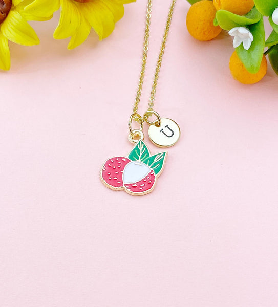 Litchi Charm Necklace, N6523