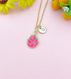 Dragon Fruit Pitaya Charm Necklace, N6524