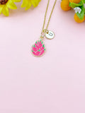 Dragon Fruit Pitaya Charm Necklace, N6524