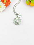 Crown Cross Charm Necklace – Symbolic Gift of Love, Strength & Connection – Silver Pendant Jewelry, N6503A