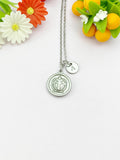 Crown Charm Necklace – Stainless Steel Silver Pendant Jewelry, N6503D