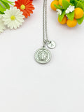Crown Charm Necklace – Stainless Steel Silver Pendant Jewelry, N6503D