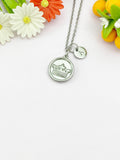 Crown Charm Necklace – Stainless Steel Silver Pendant Jewelry, N6503E