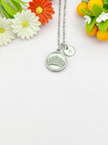 Crown Charm Necklace – Stainless Steel Silver Pendant Jewelry, N6503F