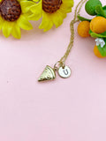 Pizza Gold Charm Necklace, N6527