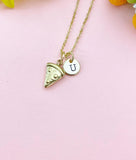 Pizza Gold Charm Necklace, N6527