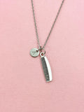 Comb Charm Silver Necklace, Hair Stylists Barbers Cosmetologists Jewelry Gifts, N6537
