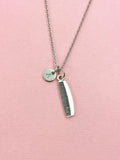 Comb Charm Silver Necklace, Hair Stylists Barbers Cosmetologists Jewelry Gifts, N6537