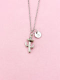 Cactus Charm Silver Necklace, N6544