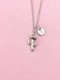 Cactus Charm Silver Necklace, N6544