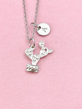 Cactus Charm Silver Necklace, N6545