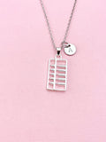 Abacus Charm Silver Necklace, N6551
