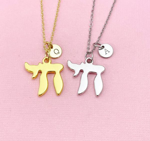 Chai Symbol Charm Necklace, Jewelry Gifts, N6552