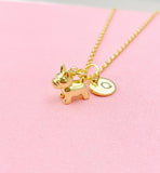 Tiny Cute Dog Charm Gold Necklace, N6567