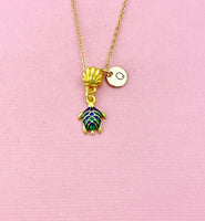 Tortoise Charm Necklace, Cute Turtle Jewelry, N6571