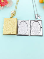 Virgin Mary Locket Necklace, N6498