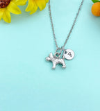 Terrier Dog Charm Necklace, N408S