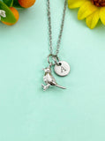 Blue Bird Charm Necklace, N6624