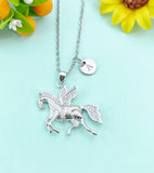 Pegasus Horse with Wings Charm Necklace, N6631