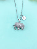 Elephant Charm Necklace, N6641