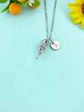 Raven Bird Skull Charm Necklace, Gothic Jewelry, N6642