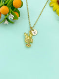 Gold Lobster Charm Necklace, N6647