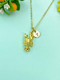 Gold Lobster Charm Necklace, N6647