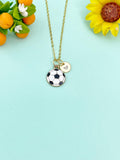Soccer Ball Charm Necklace, Football, N6653