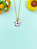 Soccer Ball Charm Necklace, Football, N6653