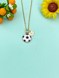 Soccer Ball Charm Necklace, Football, N6653