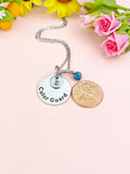 Color Guard Charm Necklace, Senior School Marching Band Jewelry Gift, D596