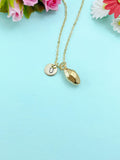 Gold TINY Sweet Potato Charm Necklace, N6581