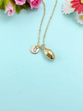 Gold TINY Sweet Potato Charm Necklace, N6581