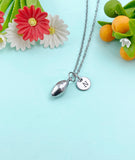 Silver TINY Sweet Potato Charm Necklace, N6582
