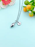 Silver TINY Sweet Potato Charm Necklace, N6582
