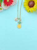 Gold Pineapple Charm Necklace, N6585