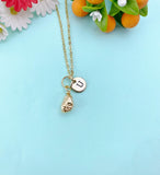 Gold TINY Potato Nuggets Charm Necklace, N6602