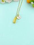 Gold Peanut Charm Necklace, N6603