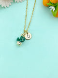 Gold Cactus Charm Necklace, N6604