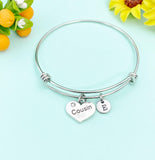 Cousin Heart Charm Bracelet, N928A