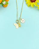 Gold Butterfly Charm Necklace, N2710G